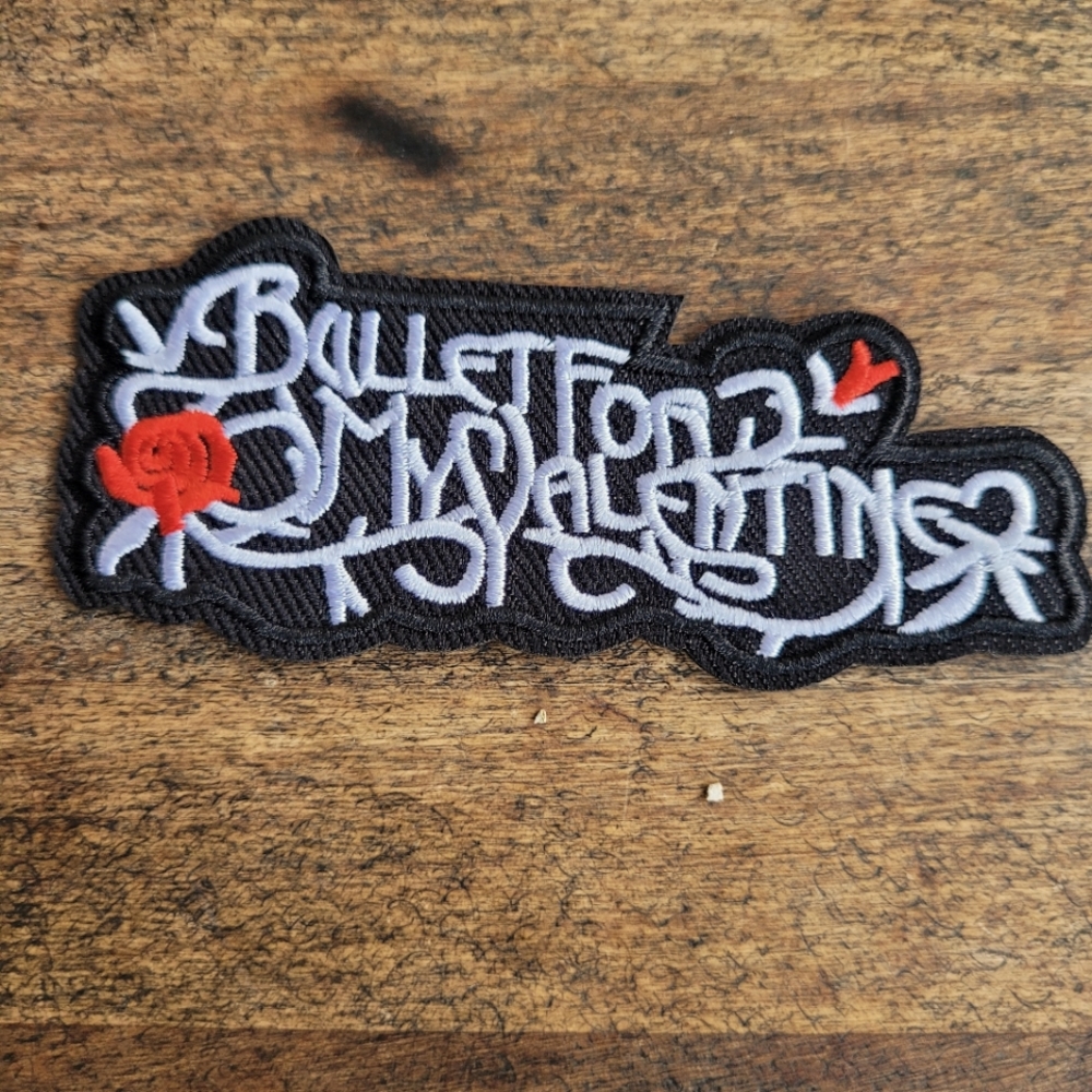3/13$ Bullet For My Valentine Emo 90s Embroidered Iron on patch